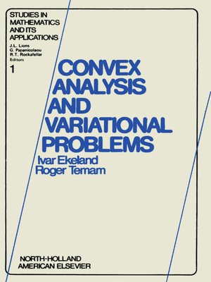 cover image of Convex Analysis and Variational Problems